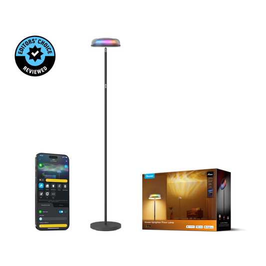 Dynamic Tri-Zone Uplight Floor Lamp | Smart Home Ambiance Redefined 💡✨